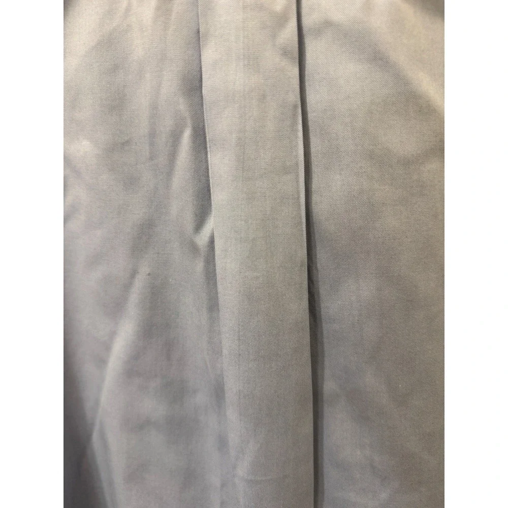 Cremieux Mens Dress Shirt 18 35 Light Blue 100% Pima Cotton Non-Iron Long Sleeve